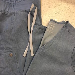 Figs Denim Blue